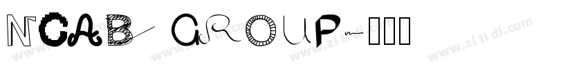 NCAB GROUP字体转换